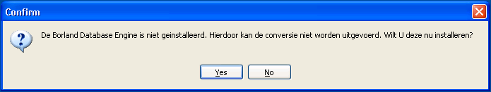 DBE installeren