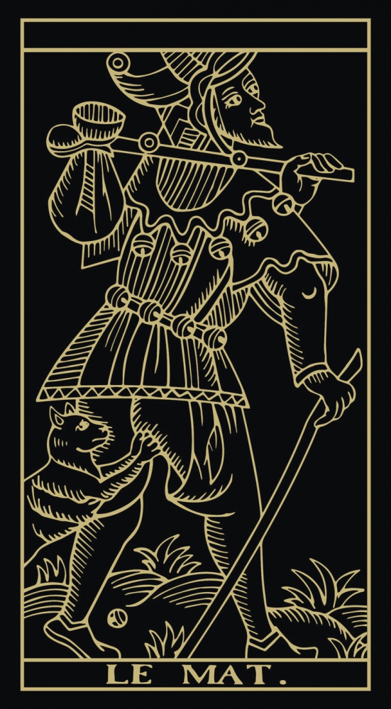 Tarot Marseille Gold & Black - Set