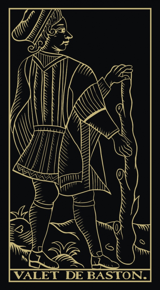 Tarot Marseille Gold & Black - Set