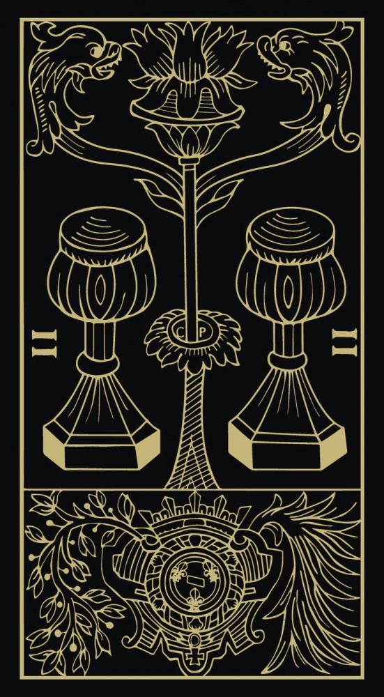 Tarot Marseille Gold & Black - Set