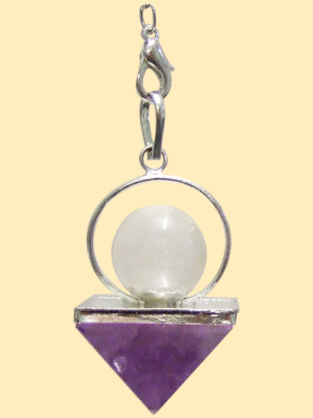 Pendel Amethyst Pyramid