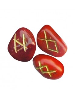 Runensteentjes van Rode Jaspis